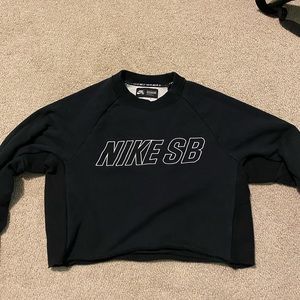 Mike Skateboarding Cropped Hoodie